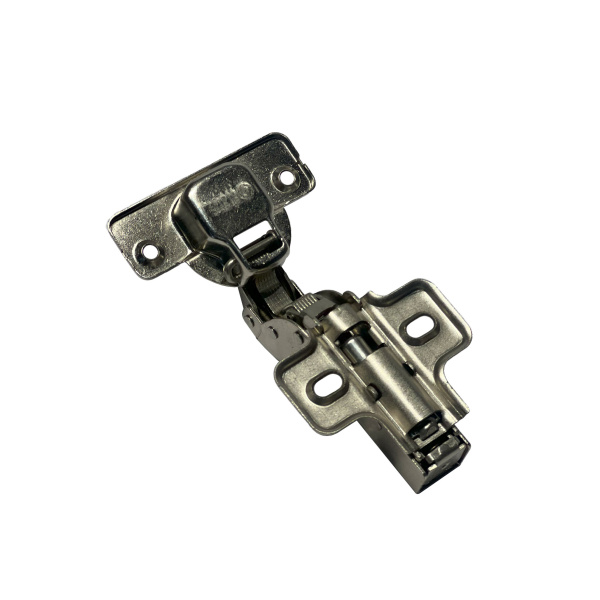 Петля вкладная Clip On + ответная планка 2 отверстия с доводчиком Мont Вlanc (200шт/уп)